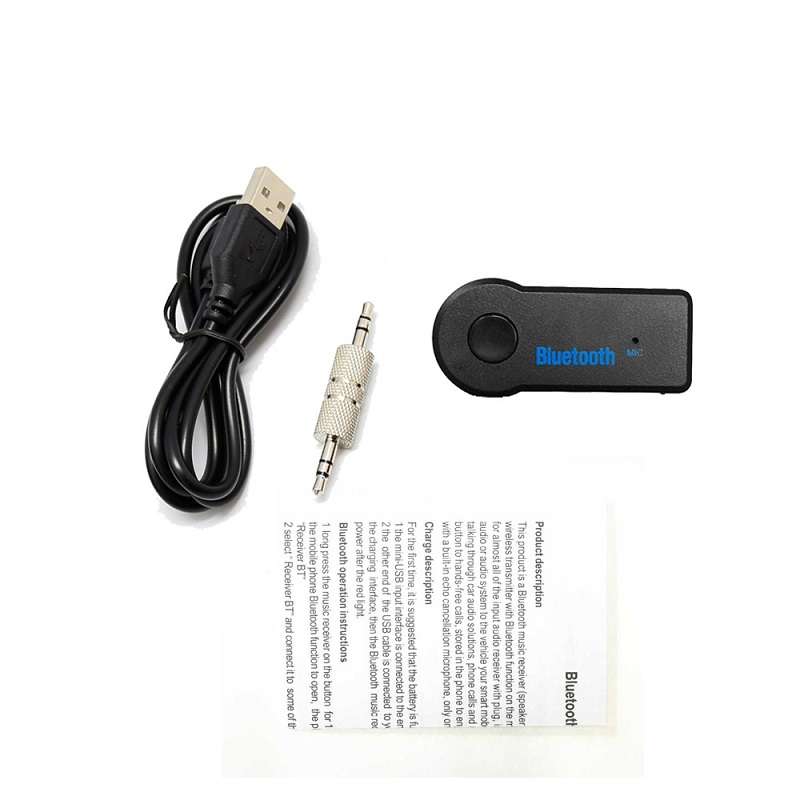  Car Bluetooth Aux Music Receiver Universal 3.5 mm Streaming Wireless