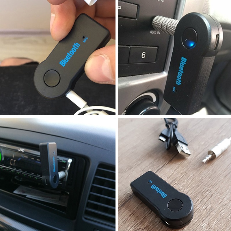  Car Bluetooth Aux Music Receiver Universal 3.5 mm Streaming Wireless