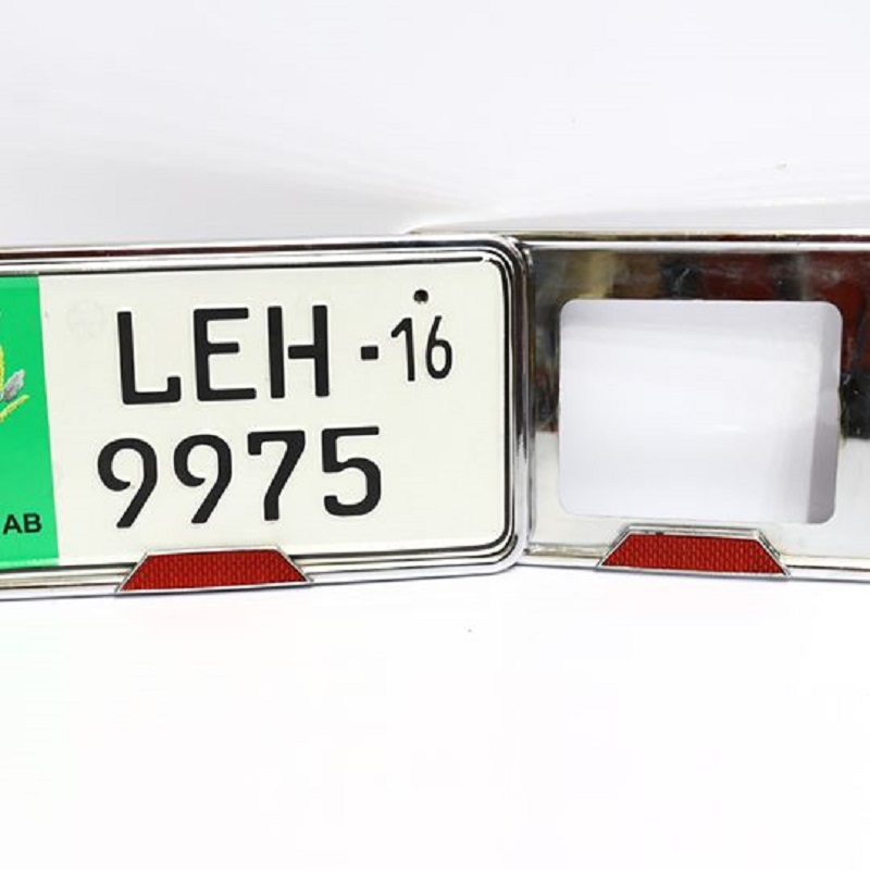 Number Plate Frame Chrome