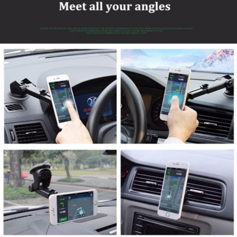 Magnetic Phone Stand Suction Cup Car Holder Mount