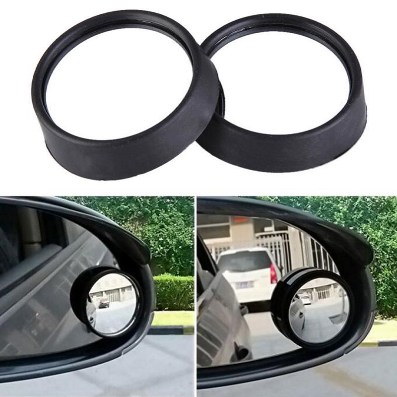 One Pair of Universal Car Rear view Mirror Side Wide Angle Round Convex