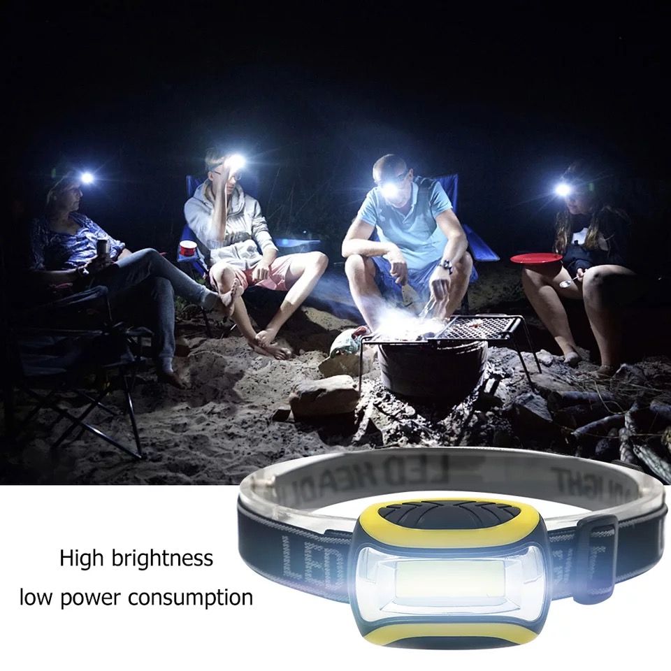 Mini 3 Modes Waterproof LED Flashlight outdoors Headlight