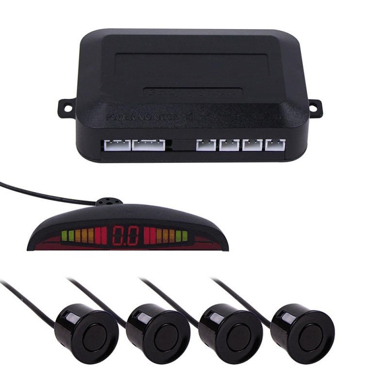 Reverse Assistance Radar Monitor Parking System 7 colors Sensor