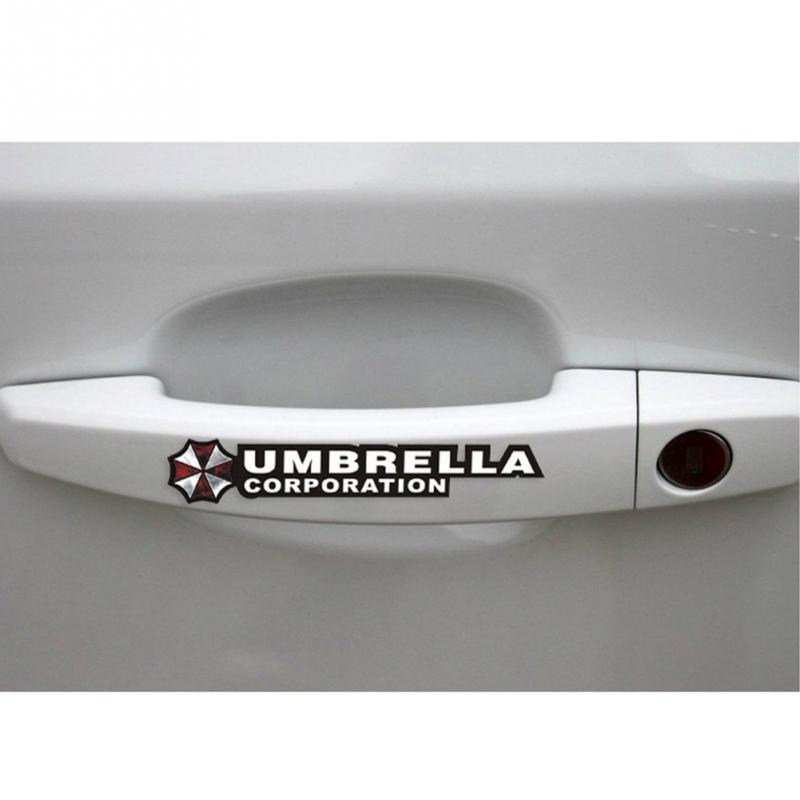 New 4Pcs Creative personality Waterproof UMBRELLA Car Sticker