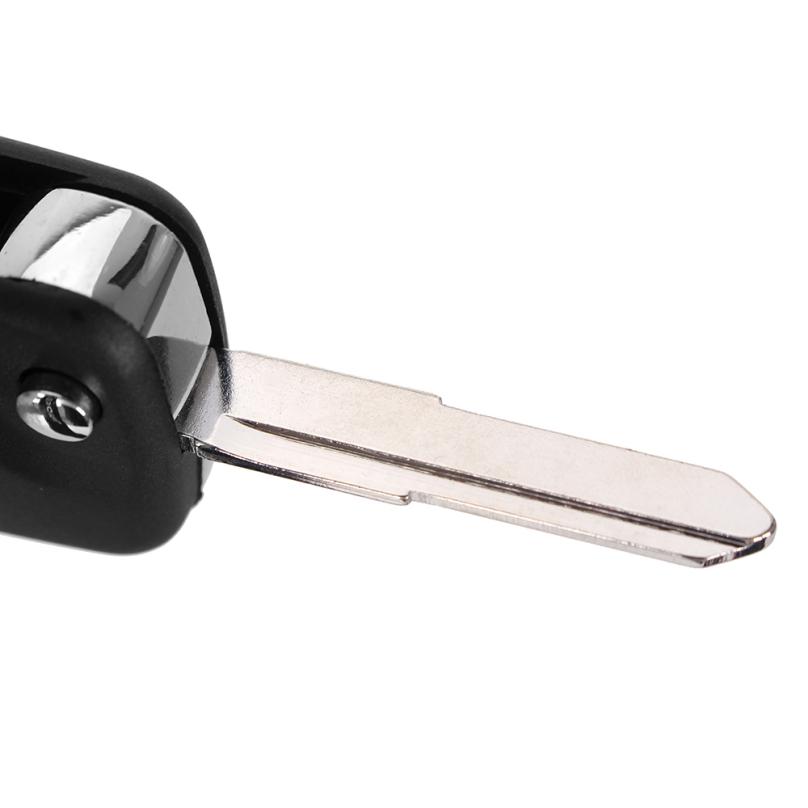 Modified Flip Folding Remote Car Key Case Shell fit for SUZUKI Swift, Alto, Wagnor, New Cultus 2 Button + Button Pad
