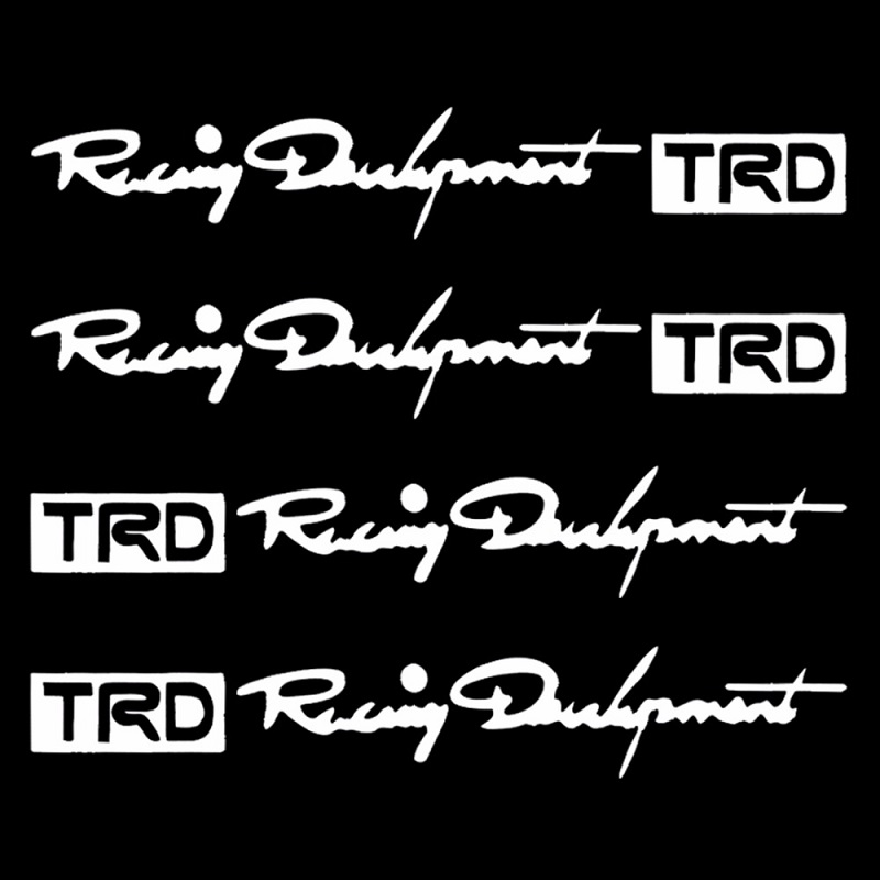 4pcs/set Car-styling TRD Logo Door Handle Stickers