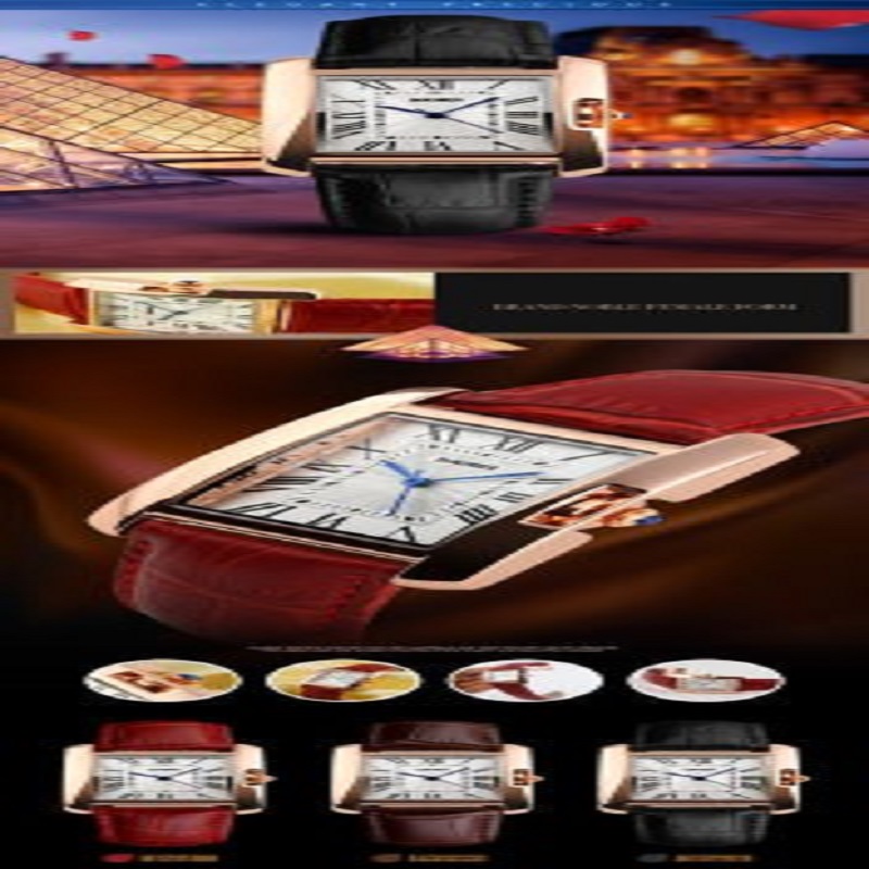 Luxury Brand Quartz Watch Fashion Casual Leather Strap Gold Women