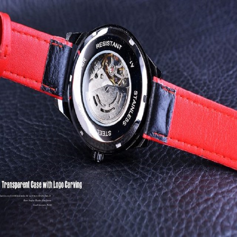 Fors-ining  Water-proof Skele-ton Men Automatic Watch