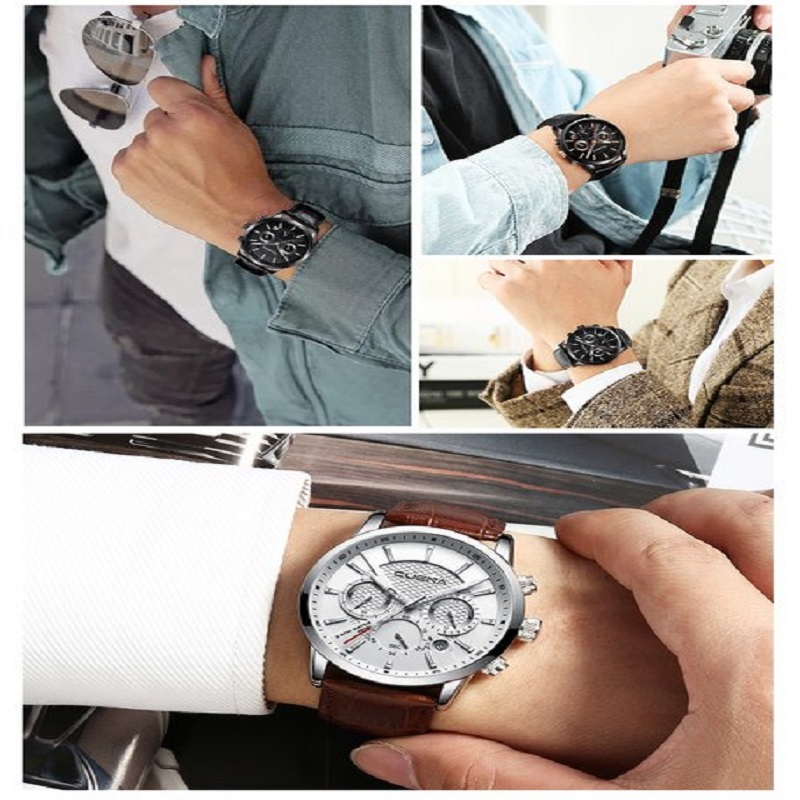 CUENA Brand Watches Men Fashion Analog Man Clock