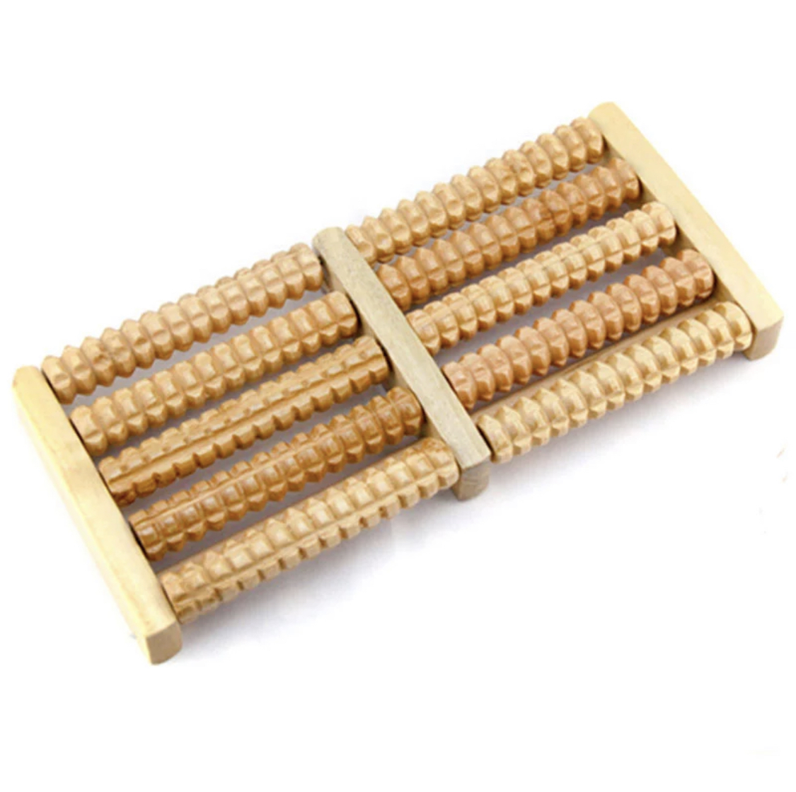 Traditional Wooden Roller Foot Massager