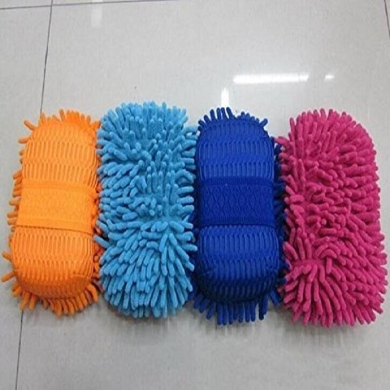 Car Washing Gloves Car Cleaning Sponge Coral Shaped Superfine Fiber Chenille Car Washing Sponge