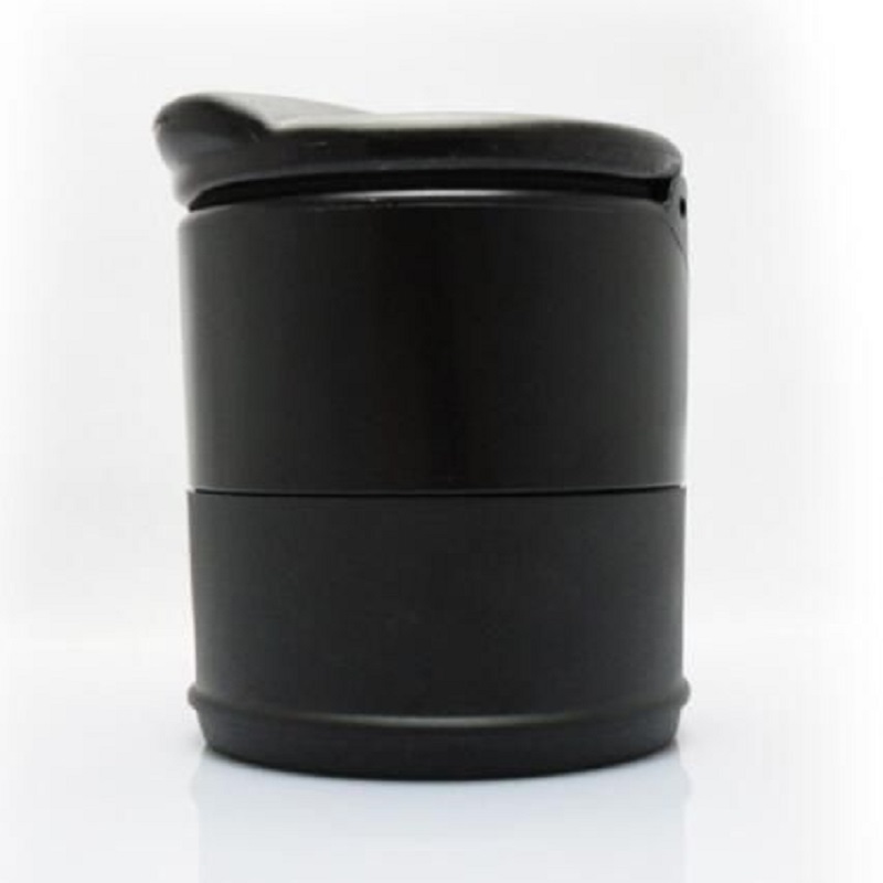 LED Portable Ash Tray Holder Cup Black