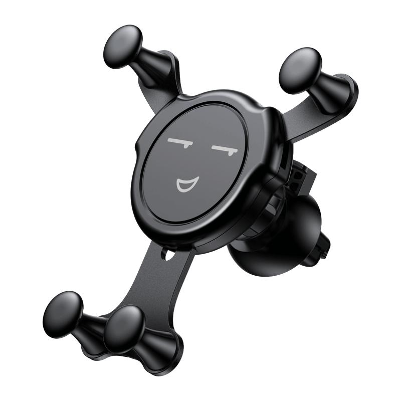 Bas eus Emoticon Gravity Car Mount Black