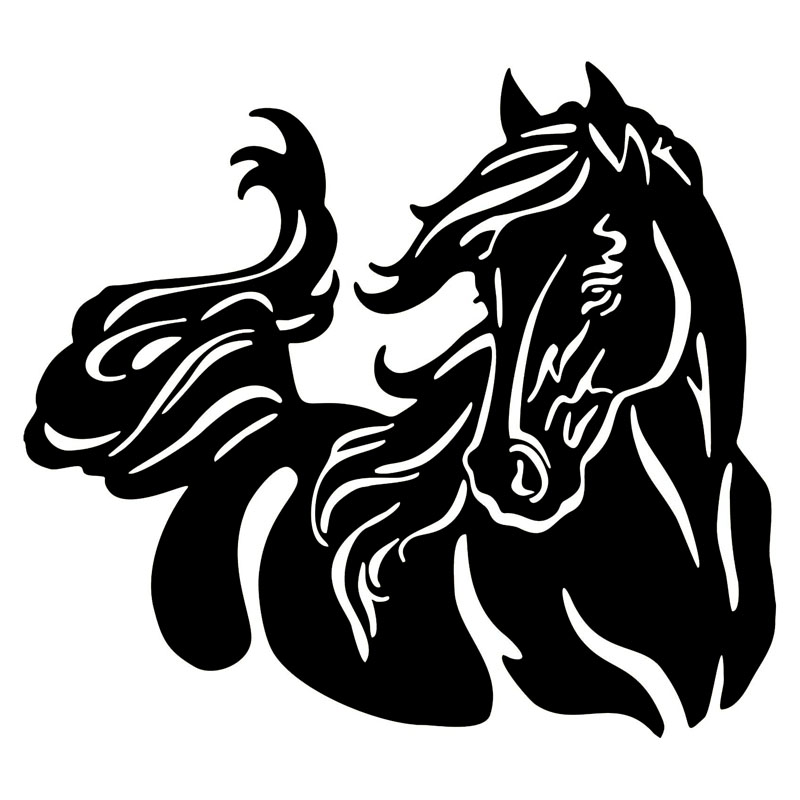 Beautiful Horse Pattern Car Body Stickers