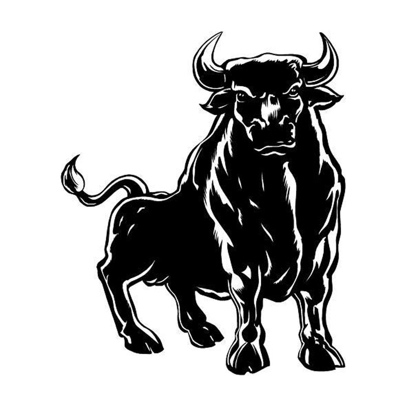Spanish Bull Mighty Styling Cool Car Sticker