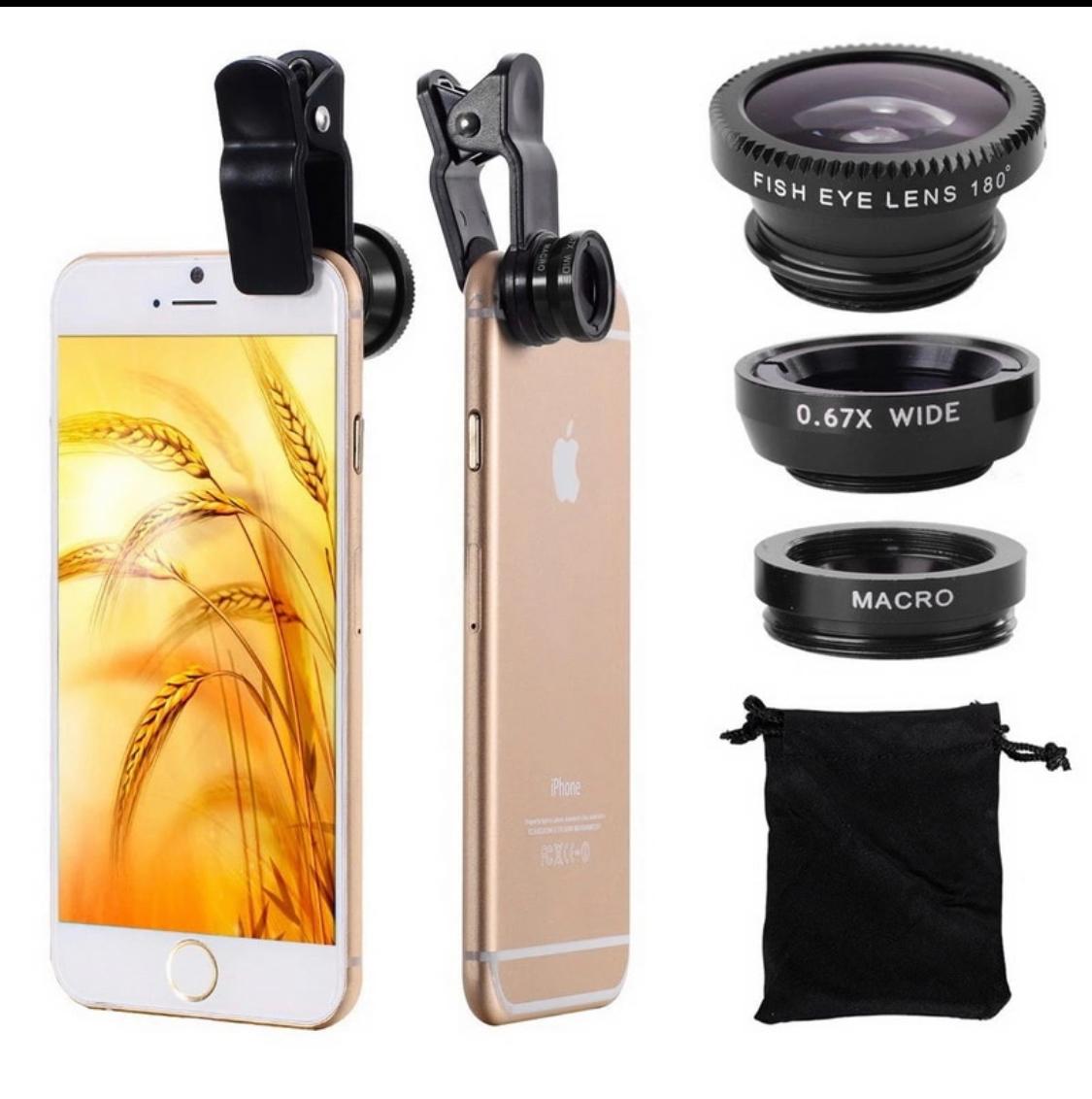 Universal Fisheye Wide Angle Macro Lens Smartphone