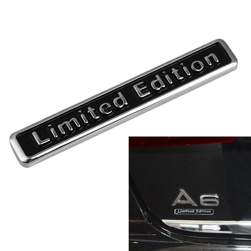 3D Metal Fashion Limited Edition Auto Car Chrome Sticker