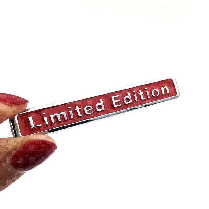 3D Metal Fashion Limited Edition Auto Car Chrome Sticker