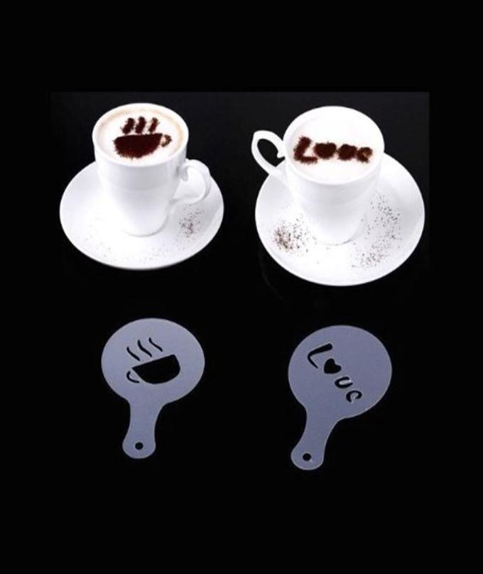 16 Pcs - Creative Nice Coffee Barista Stencils Template