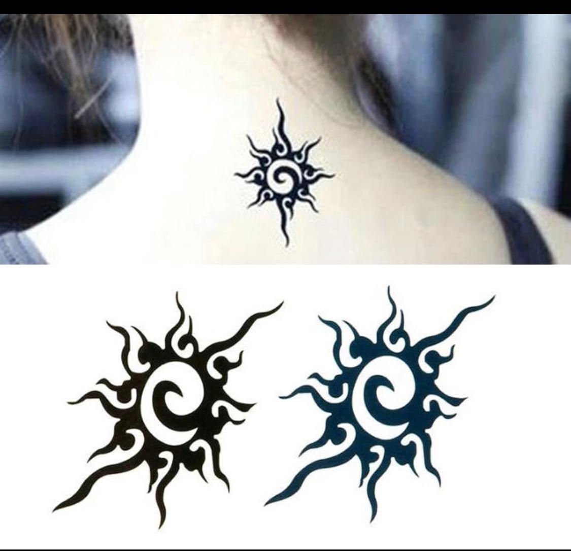 2 PCs stickers tattoo lot gifts makeup Water Proof Tattoo Body Tattoo