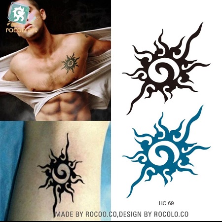 2 PCs stickers tattoo lot gifts makeup Water Proof Tattoo Body Tattoo
