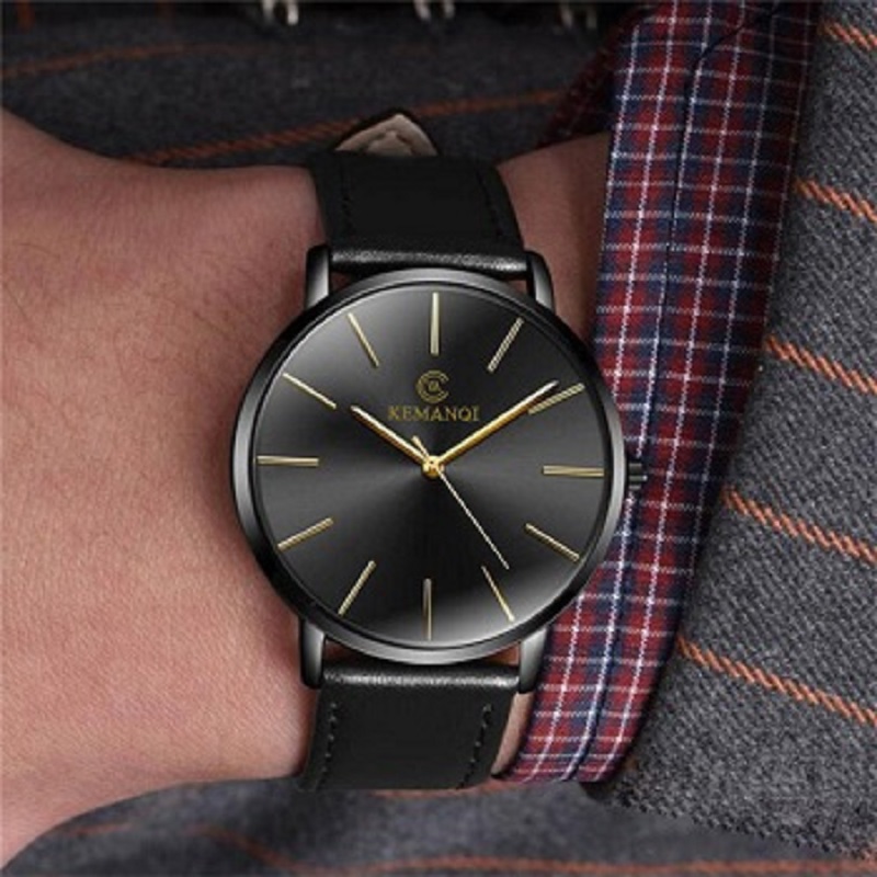 Relogio Masculino Mens Watche Luxury Ultra-thin Wrist Watch 