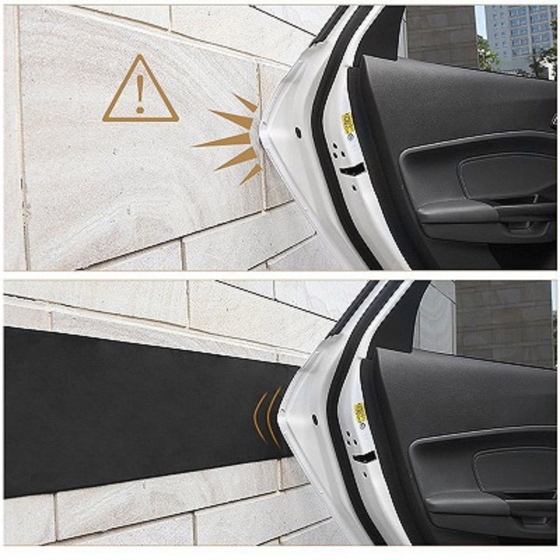 Car Door Guard Anti Scratch Self Adhesive Parking Protector Garage Wall Corner Foam Sticker 200*20 cm