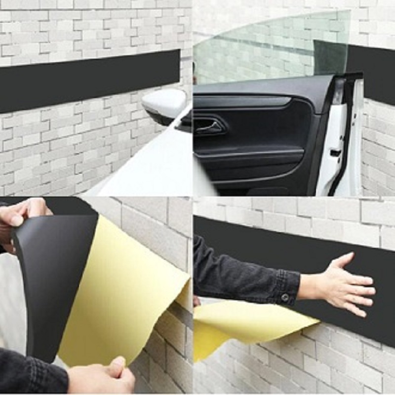 Car Door Guard Anti Scratch Self Adhesive Parking Protector Garage Wall Corner Foam Sticker 200*20 cm