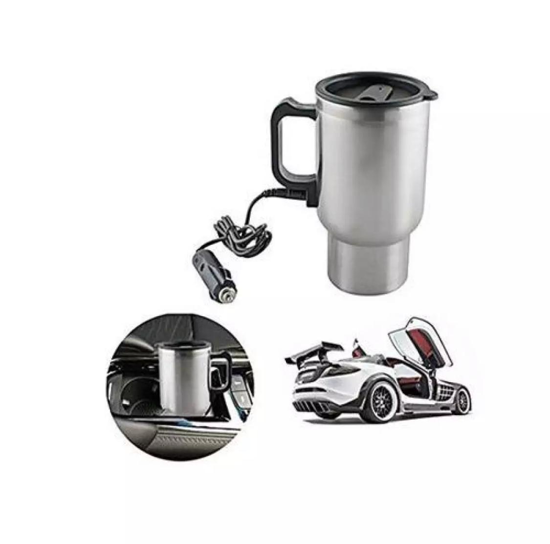 Car Travel Coffee And Tea Mug Silver