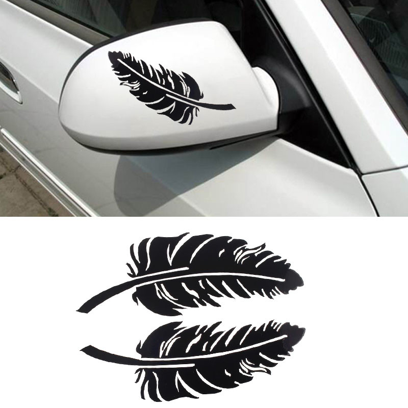 Rear View Mirror Leaf Black