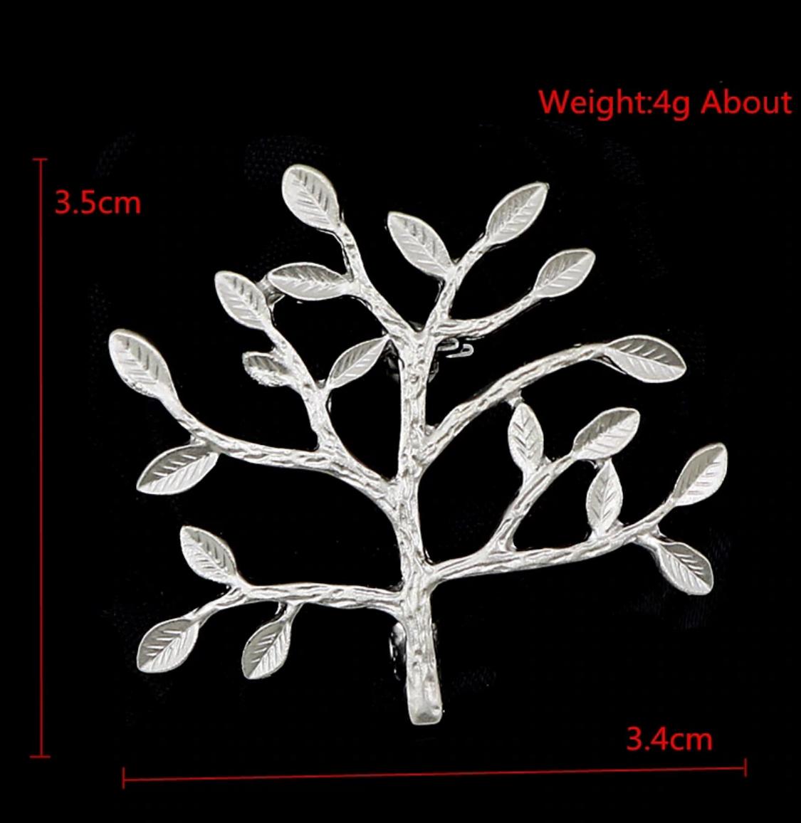 1 pcs DIY Delicate Tree Branches Brooch Pin Men