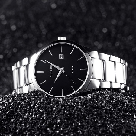 CURREN Luxury Brand Analog Sports Wristwatch Men's Quartz Watch Black