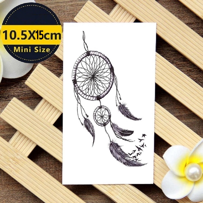 Temporary Tattoo Sticker Waterproof Removable Dream Catcher Pattern Body Water Proof Tattoo Body Tattoo