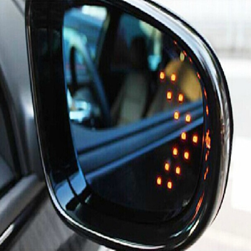 2 Pcs Arrow Panel For Car Rear View Mirror Indicator Turn Signal Light