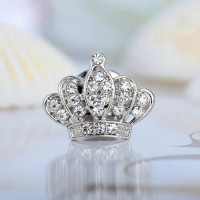  Crystal Crown Brooches-