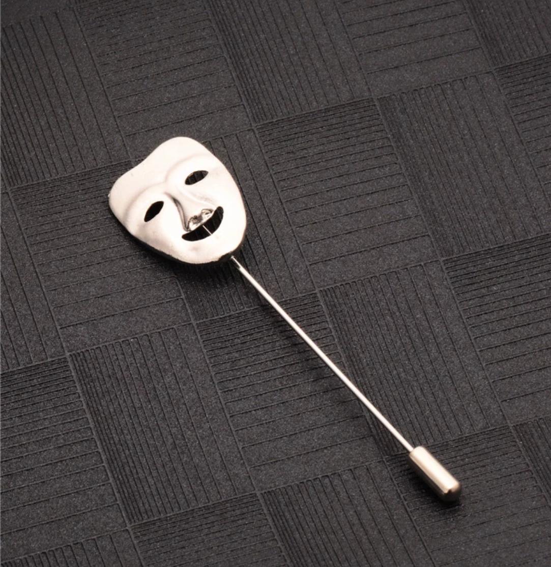 Fashion Face Mask Brooch Unique Design Brooch Men's 