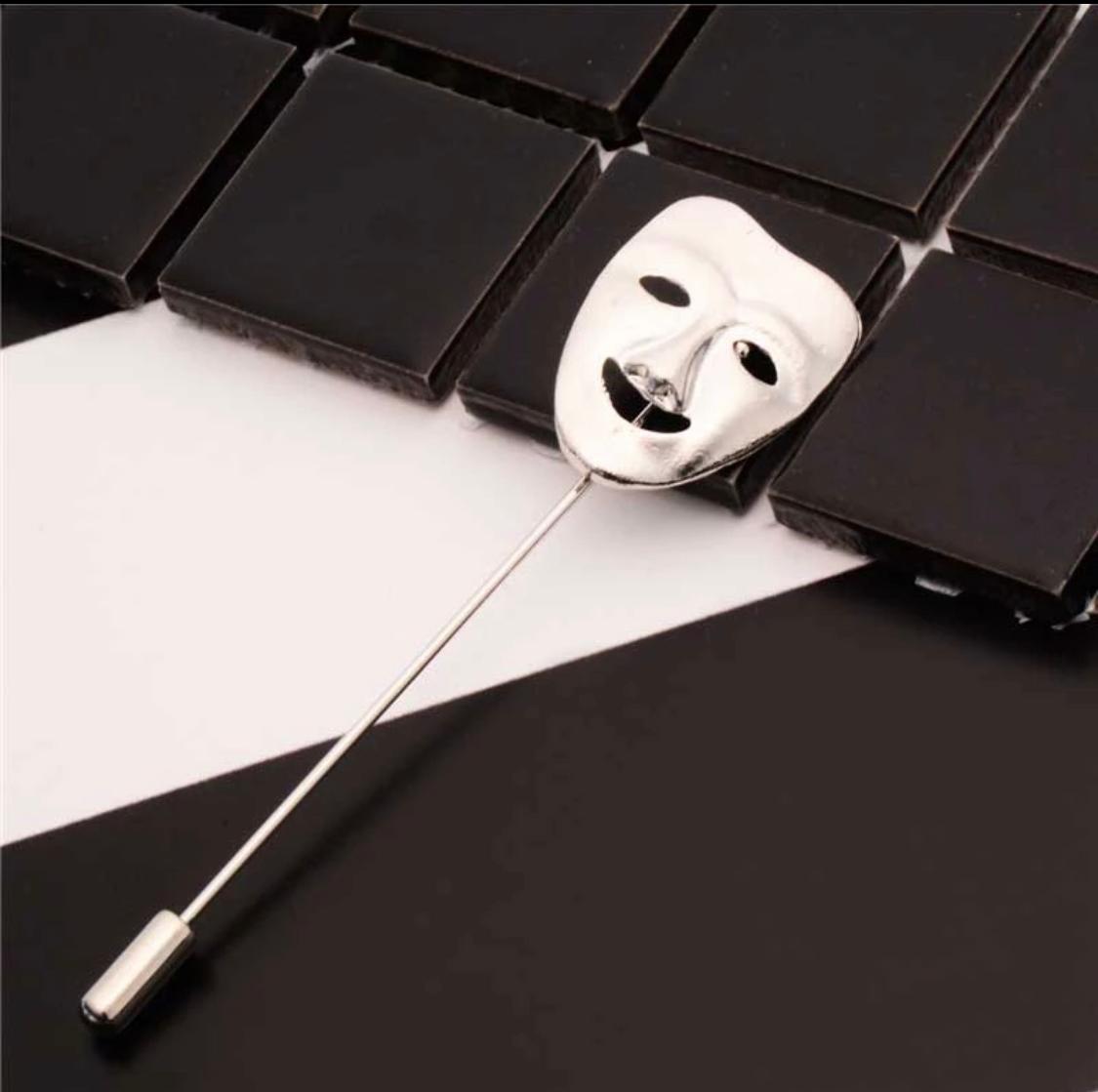 WH 0527 Fashion Face Mask Brooch Unique Design Brooch Mens (4)