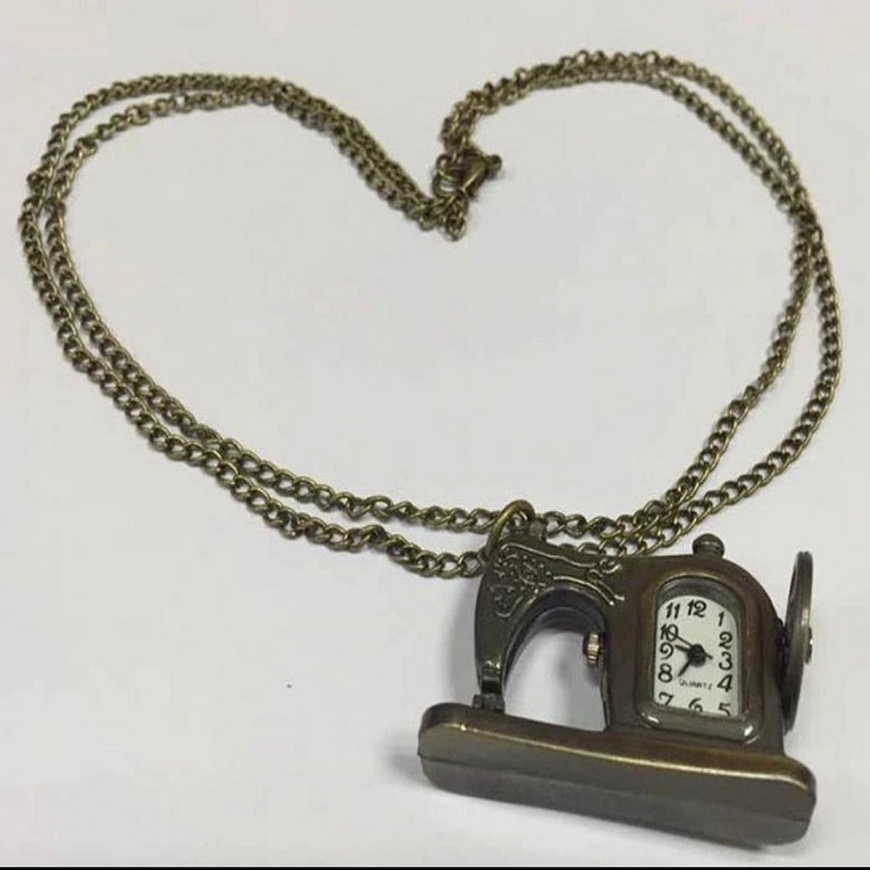 Paradise Hot New Unisex 1PC Sewing Machines design pendant Watch