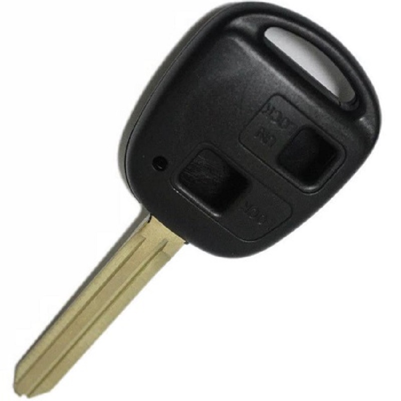 2 Button Key Shell Case For T.o.y.o.t.a P.r.a.d.o RAV4 Echo C.o.r.o.l.l.a Avalon C.a.m.r.y P.r.a.d.o FOB Key