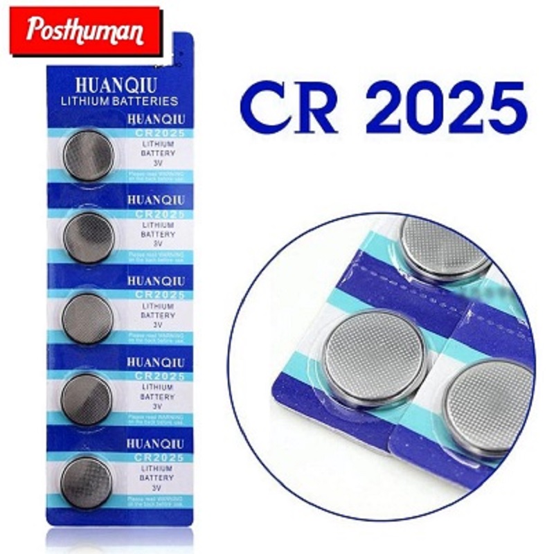 CR2025 5pcs 3V Lithium Button Coin Cells