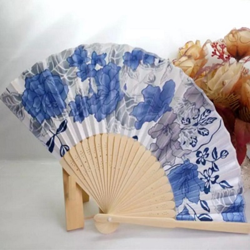 1PC Japanese Cherry Blossom Folding Hand Dancing Wedding Party Decor Fan