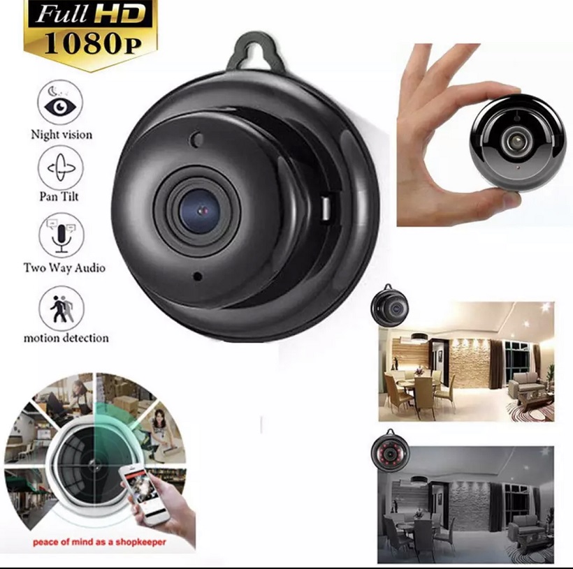 WIFI Home Security Monitoring Camera Mini Night Vision V380 HD 1080P 