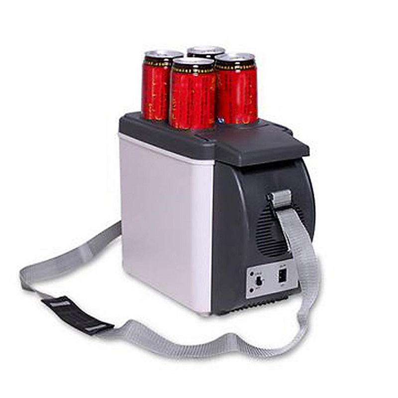 Portable Car Refrigerator Hot and Cold Truck Electric Fridge for Travel 6 L Litter 