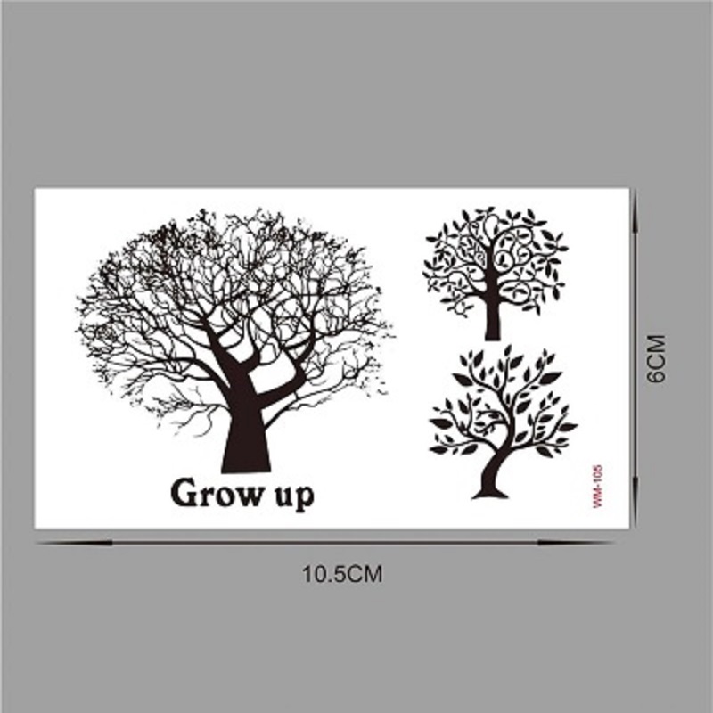 Waterproof Temporary Tattoo Stickers Tree Branch Fake Tattoo Water Proof Tattoo Body Tattoo