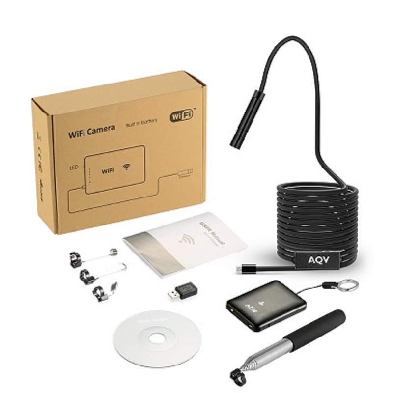 Wifi Endoscope AQV Wireless Borescope Inspection Camera 2.0