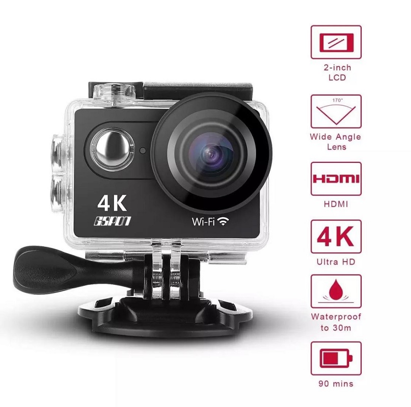 ACTION SPORTS CAMERA WIFI 4K Ultra HD 1080P HD