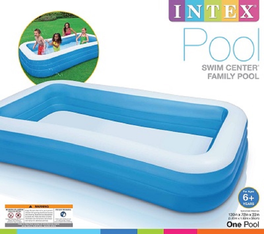 INTEX Swim Center Family Pool (120 inch L x 72 inch W x 22 inch H)