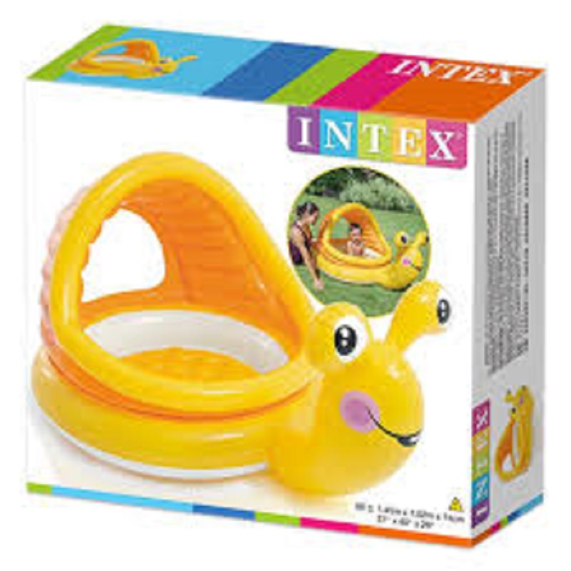 INTEX Snail Shade Baby Pool ( 57 x 40 x 29 Inch)