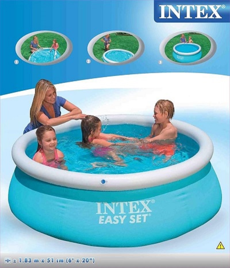 INTEX EASY SET POOL (6ft x 20 Inch)