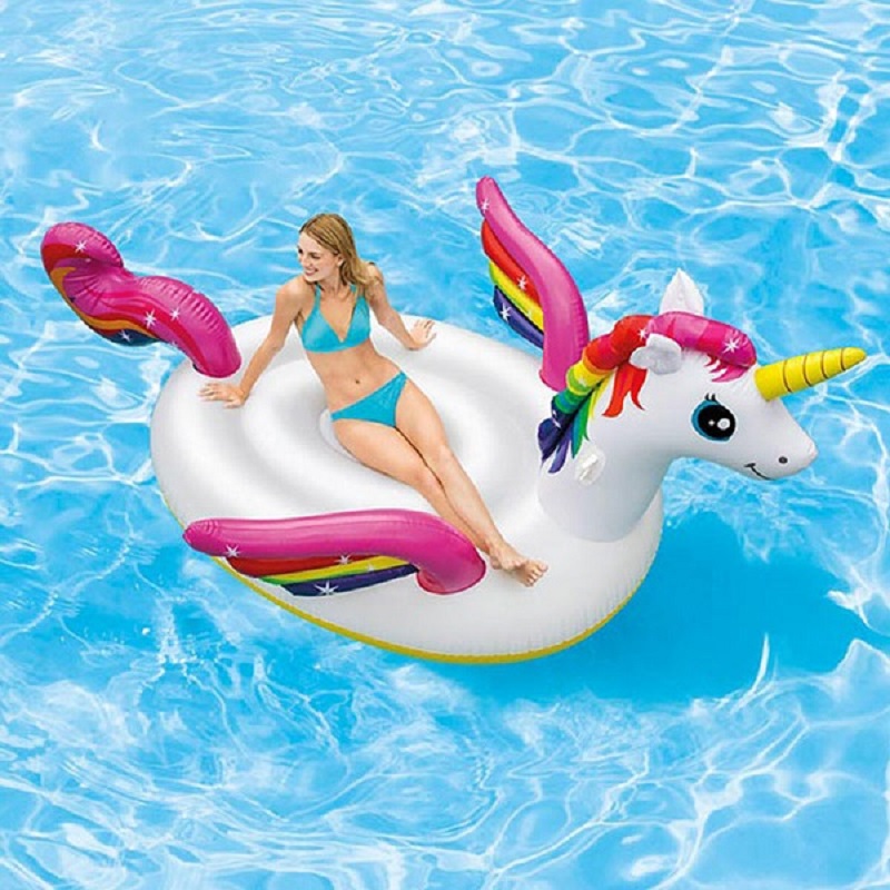 INTEX Mega Unicorn Island (113 x 76 x 65 Inch)